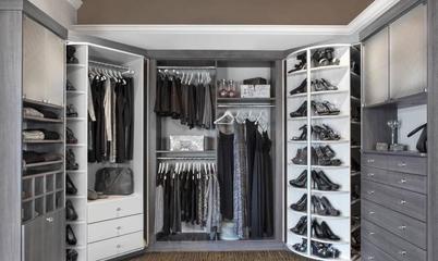 衣帽間整體衣柜設計圖片效果圖欣賞