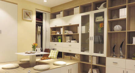 楓木溫潤，白布紋雅致 打造現代家居的經典儲物方案